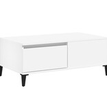VidaXL Salontafel 90x50x36,5 cm bewerkt hout wit