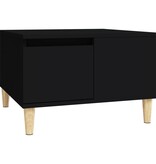 VidaXL Salontafel 55x55x36,5 cm bewerkt hout zwart