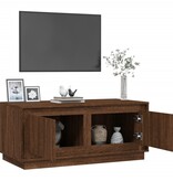 VidaXL Salontafel 102x50x44 cm bewerkt hout bruineikenkleurig