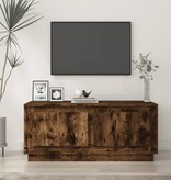 VidaXL Salontafel 102x50x44 cm bewerkt hout gerookt eikenkleurig