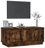 VidaXL Salontafel 102x50x44 cm bewerkt hout gerookt eikenkleurig