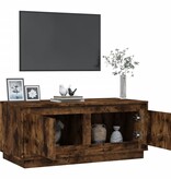 VidaXL Salontafel 102x50x44 cm bewerkt hout gerookt eikenkleurig