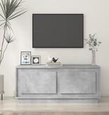 VidaXL Salontafel 102x50x44 cm bewerkt hout betongrijs