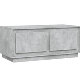 VidaXL Salontafel 102x50x44 cm bewerkt hout betongrijs