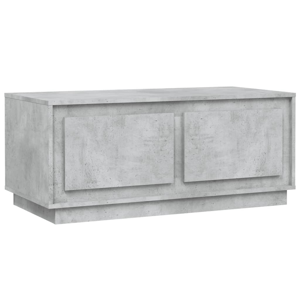 VidaXL Salontafel 102x50x44 cm bewerkt hout betongrijs