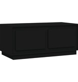 VidaXL Salontafel 102x50x44 cm bewerkt hout zwart