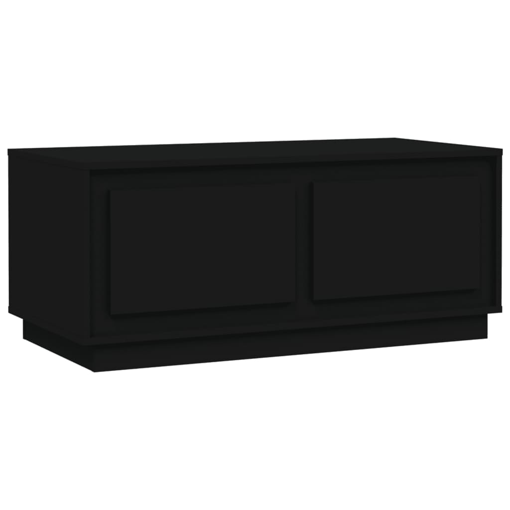 VidaXL Salontafel 102x50x44 cm bewerkt hout zwart