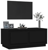 VidaXL Salontafel 102x50x44 cm bewerkt hout zwart