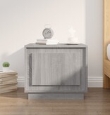 VidaXL Salontafel 51x50x44 cm bewerkt hout grijs sonoma eikenkleurig