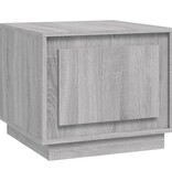 VidaXL Salontafel 51x50x44 cm bewerkt hout grijs sonoma eikenkleurig