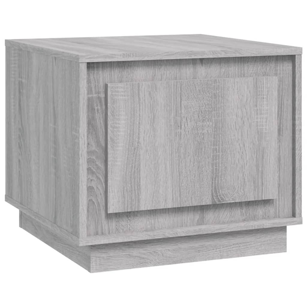 VidaXL Salontafel 51x50x44 cm bewerkt hout grijs sonoma eikenkleurig
