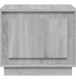 VidaXL Salontafel 51x50x44 cm bewerkt hout grijs sonoma eikenkleurig