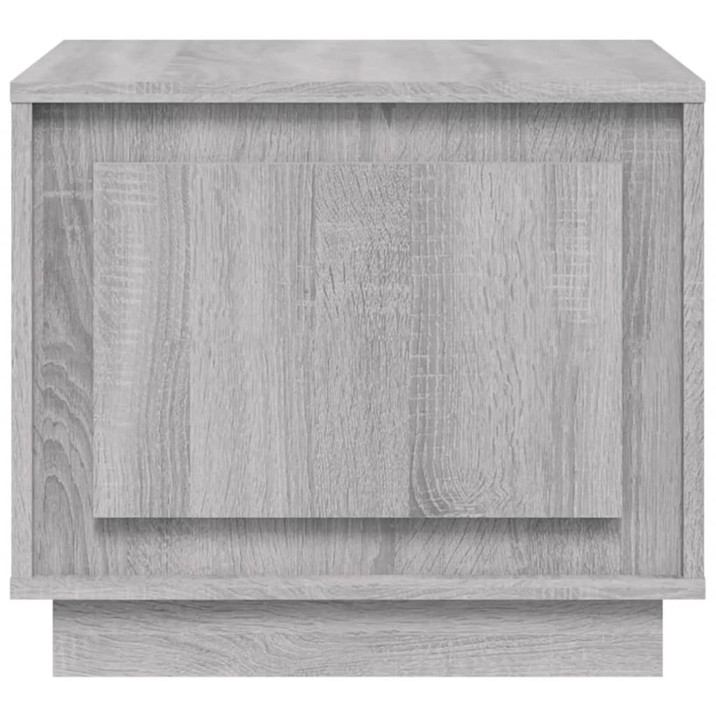 VidaXL Salontafel 51x50x44 cm bewerkt hout grijs sonoma eikenkleurig