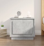 VidaXL Salontafel 51x50x44 cm bewerkt hout betongrijs