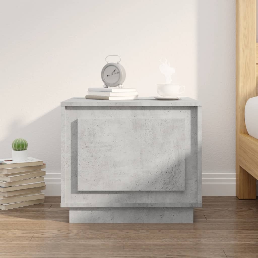 VidaXL Salontafel 51x50x44 cm bewerkt hout betongrijs