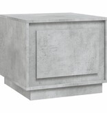 VidaXL Salontafel 51x50x44 cm bewerkt hout betongrijs