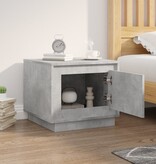 VidaXL Salontafel 51x50x44 cm bewerkt hout betongrijs