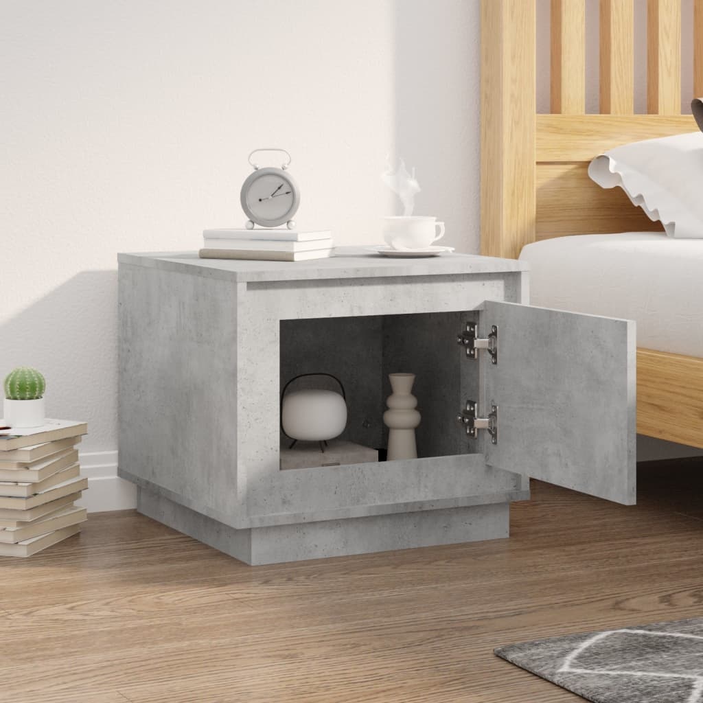 VidaXL Salontafel 51x50x44 cm bewerkt hout betongrijs