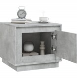 VidaXL Salontafel 51x50x44 cm bewerkt hout betongrijs