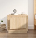 VidaXL Salontafel 51x50x44 cm bewerkt hout sonoma eikenkleurig