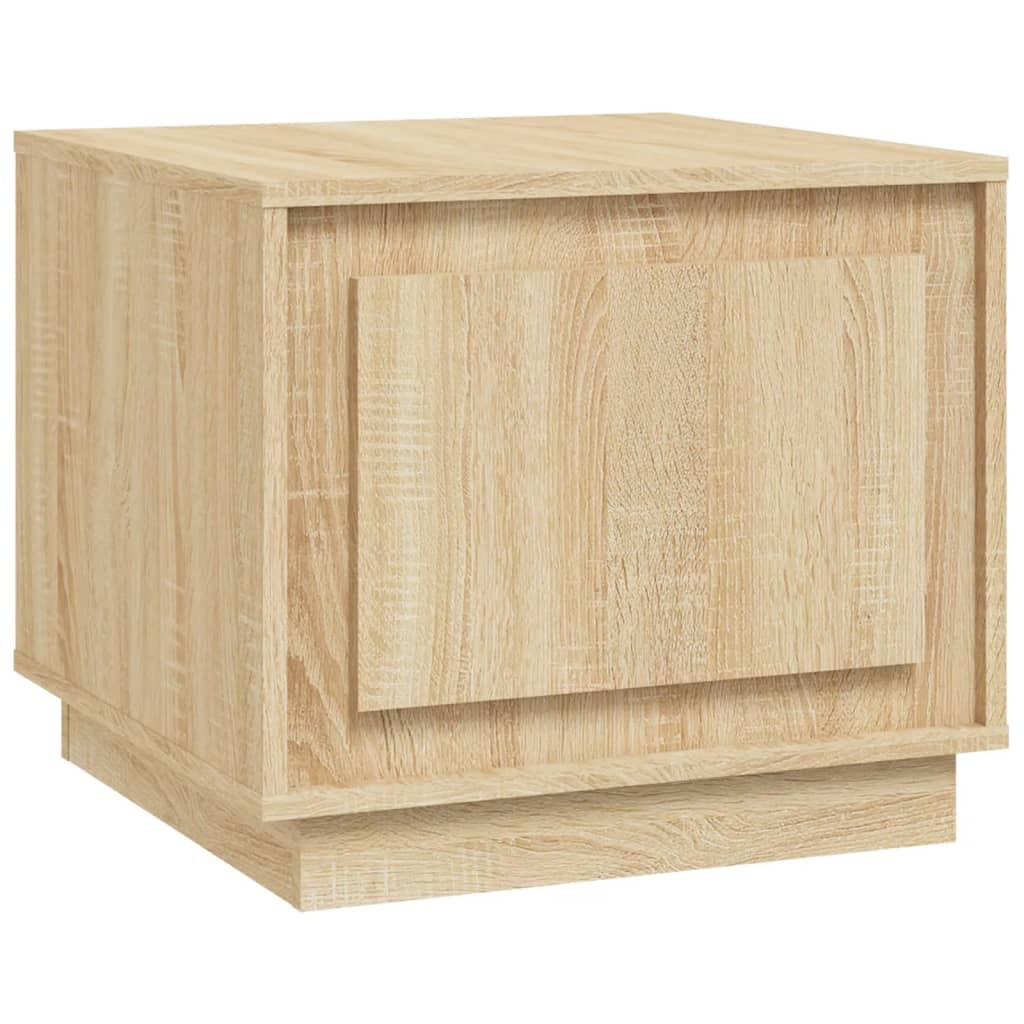 VidaXL Salontafel 51x50x44 cm bewerkt hout sonoma eikenkleurig