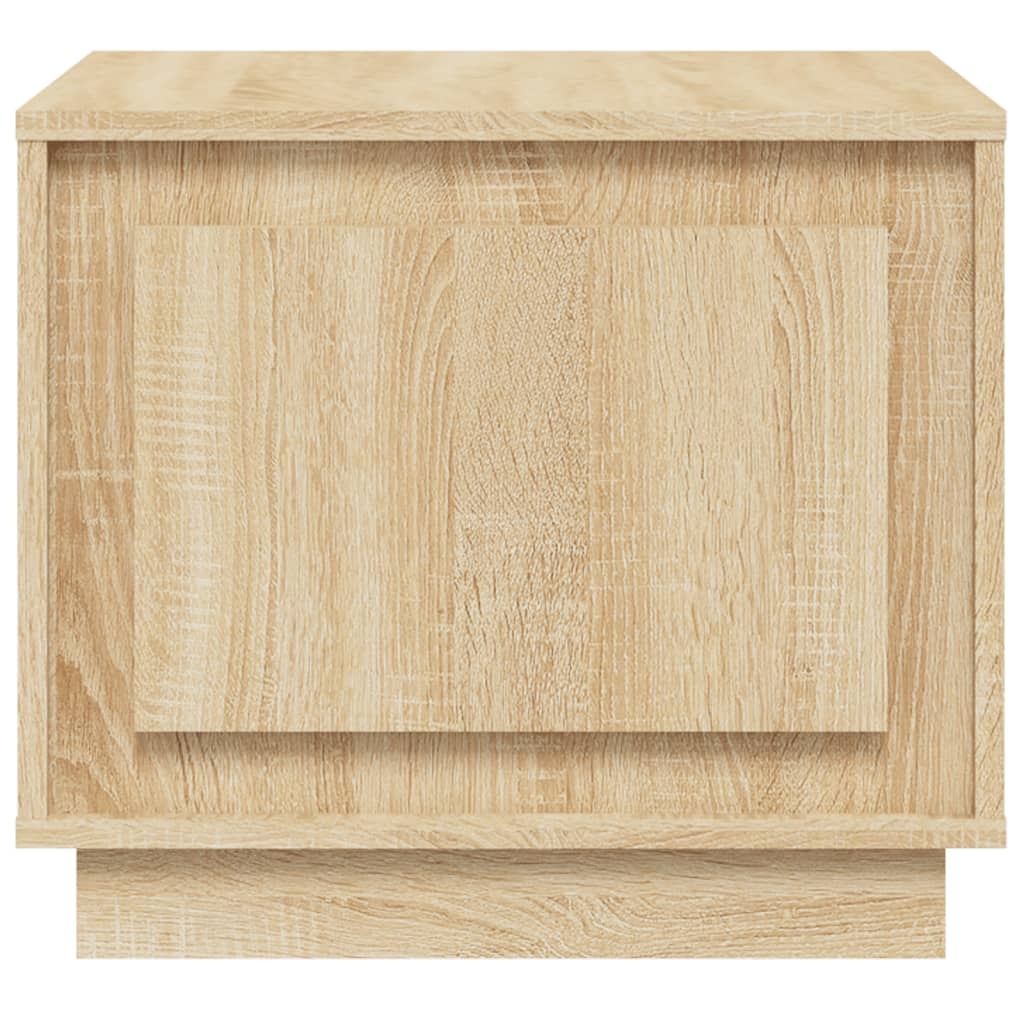 VidaXL Salontafel 51x50x44 cm bewerkt hout sonoma eikenkleurig