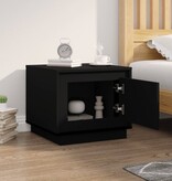 VidaXL Salontafel 51x50x44 cm bewerkt hout zwart