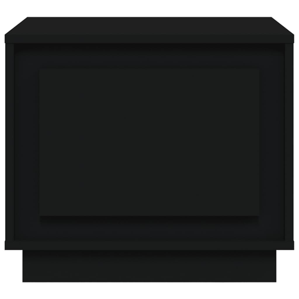 VidaXL Salontafel 51x50x44 cm bewerkt hout zwart