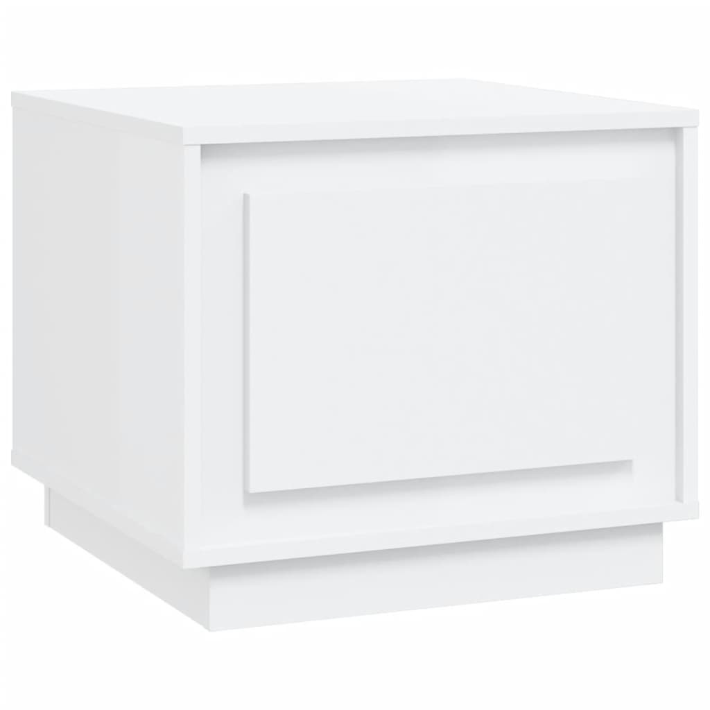 VidaXL Salontafel 51x50x44 cm bewerkt hout wit