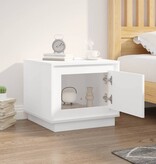VidaXL Salontafel 51x50x44 cm bewerkt hout wit