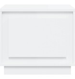 VidaXL Salontafel 51x50x44 cm bewerkt hout wit