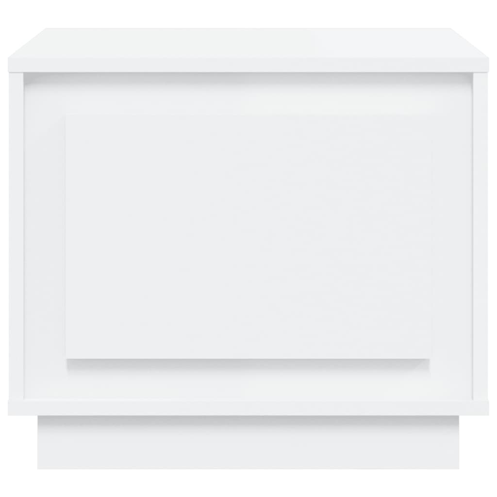 VidaXL Salontafel 51x50x44 cm bewerkt hout wit