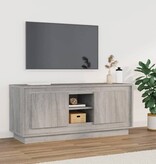 VidaXL Tv-meubel 102x35x45 cm bewerkt hout grijs sonoma eikenkleurig