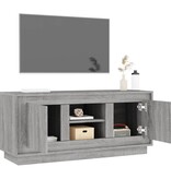 VidaXL Tv-meubel 102x35x45 cm bewerkt hout grijs sonoma eikenkleurig