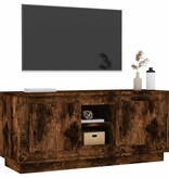 VidaXL Tv-meubel 102x35x45 cm bewerkt hout gerookt eikenkleurig