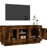 VidaXL Tv-meubel 102x35x45 cm bewerkt hout gerookt eikenkleurig