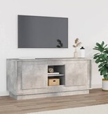VidaXL Tv-meubel 102x35x45 cm bewerkt hout betongrijs
