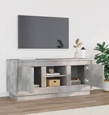 VidaXL Tv-meubel 102x35x45 cm bewerkt hout betongrijs