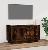 VidaXL Tv-meubel 80x35x45 cm bewerkt hout gerookt eikenkleurig