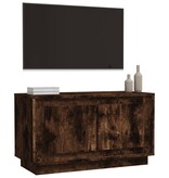 VidaXL Tv-meubel 80x35x45 cm bewerkt hout gerookt eikenkleurig
