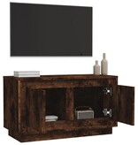 VidaXL Tv-meubel 80x35x45 cm bewerkt hout gerookt eikenkleurig