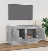 VidaXL Tv-meubel 80x35x45 cm bewerkt hout betongrijs
