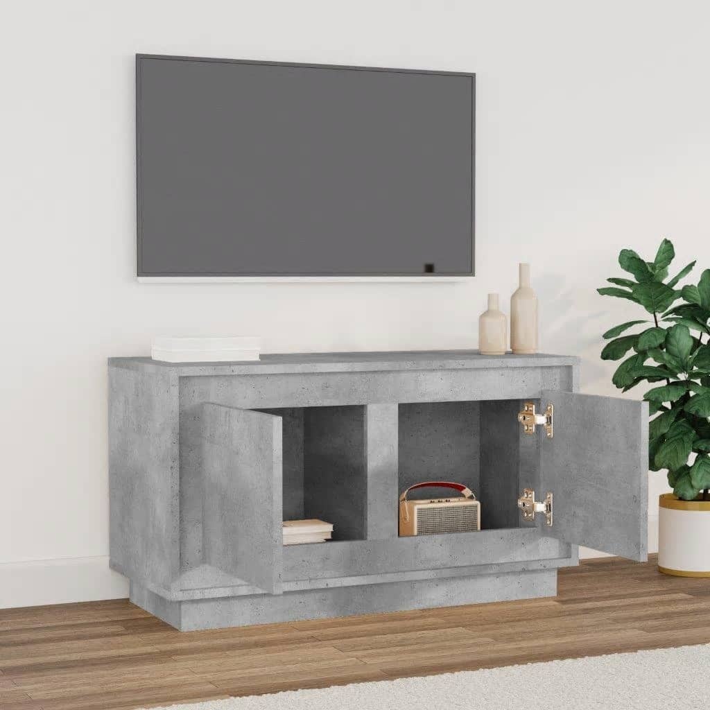 VidaXL Tv-meubel 80x35x45 cm bewerkt hout betongrijs