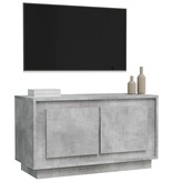 VidaXL Tv-meubel 80x35x45 cm bewerkt hout betongrijs