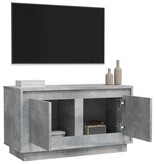 VidaXL Tv-meubel 80x35x45 cm bewerkt hout betongrijs