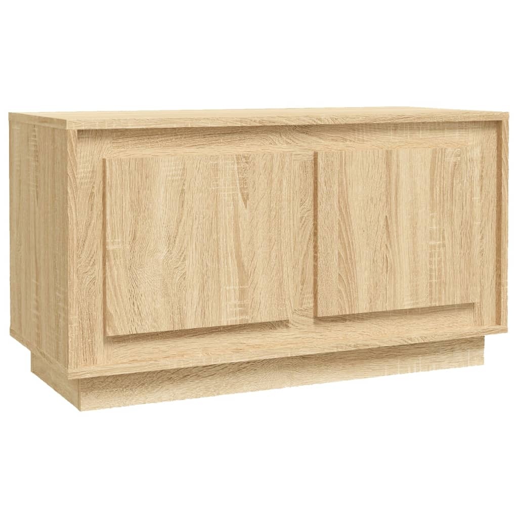 VidaXL Tv-meubel 80x35x45 cm bewerkt hout sonoma eikenkleurig