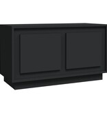 VidaXL Tv-meubel 80x35x45 cm bewerkt hout zwart
