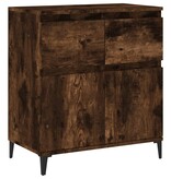 VidaXL Dressoir 60x35x70 cm bewerkt hout gerookt eikenkleurig