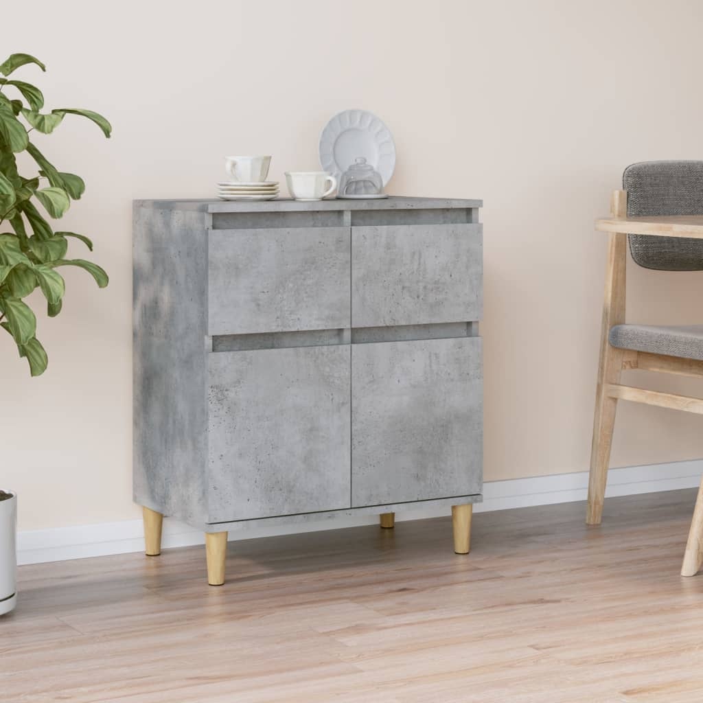 VidaXL Dressoir 60x35x70 cm bewerkt hout betongrijs