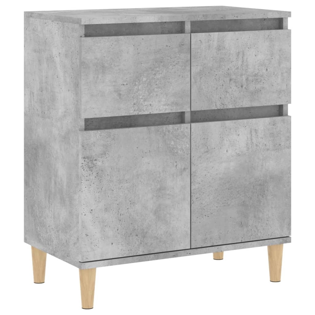VidaXL Dressoir 60x35x70 cm bewerkt hout betongrijs
